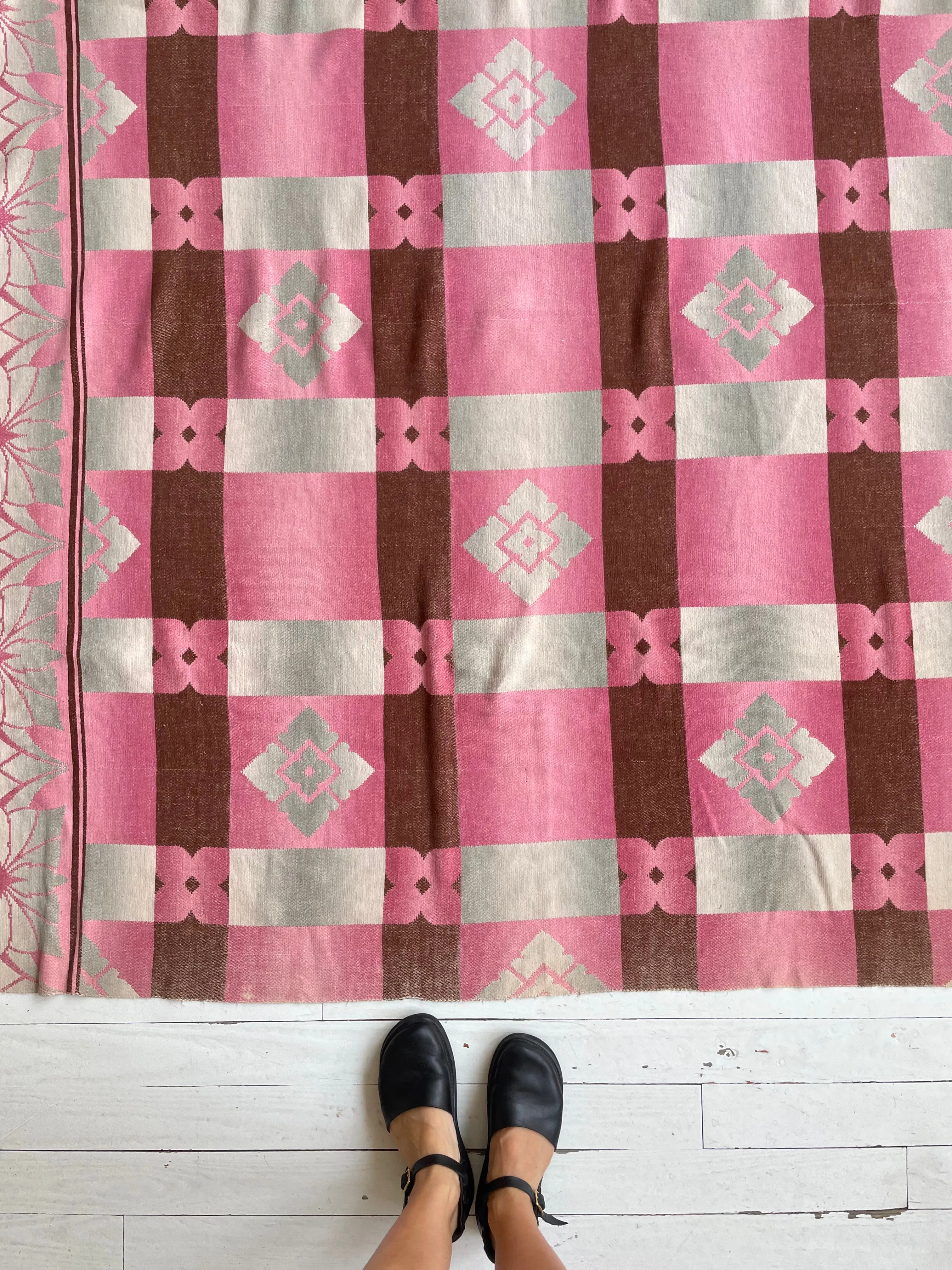 Vintage 1930s Cotton Camp Blanket