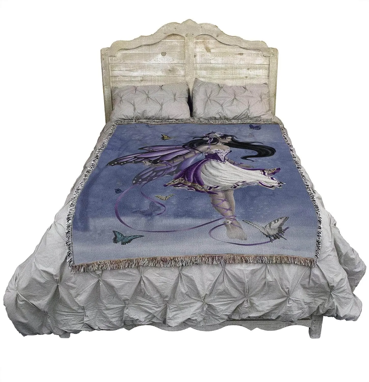 Violet Melody Fairy Tapestry Blanket