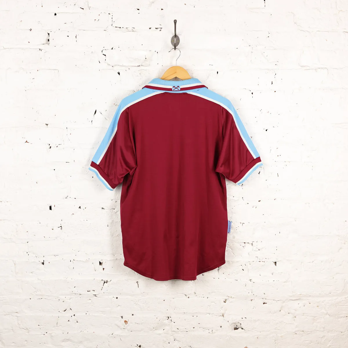 West Ham United Dr Martens Fila 1999 Home Football Shirt - Maroon - M