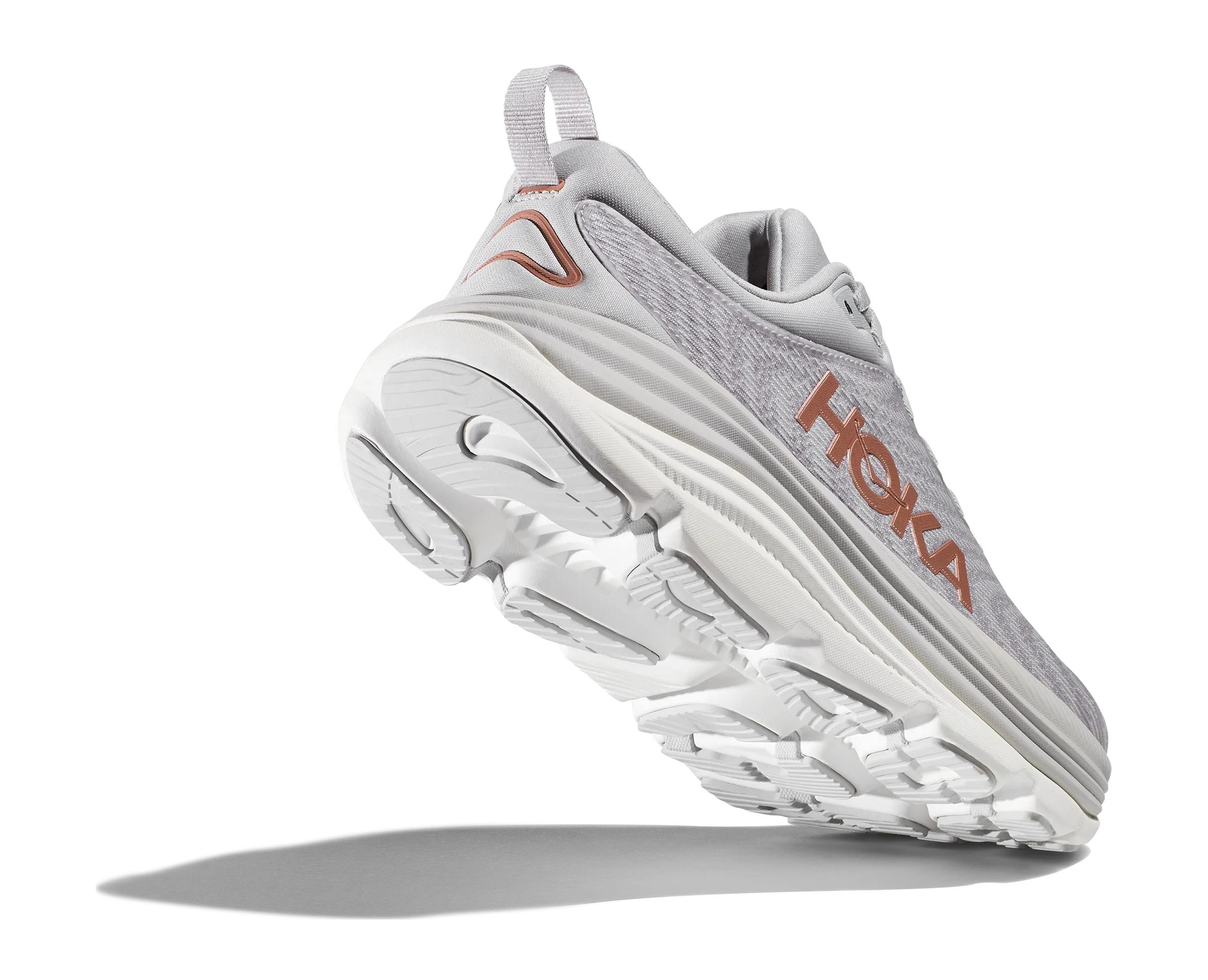 Women's Hoka Gaviota 5 Color: Harbor Mist / Rose Gold (WIDE WIDTH)