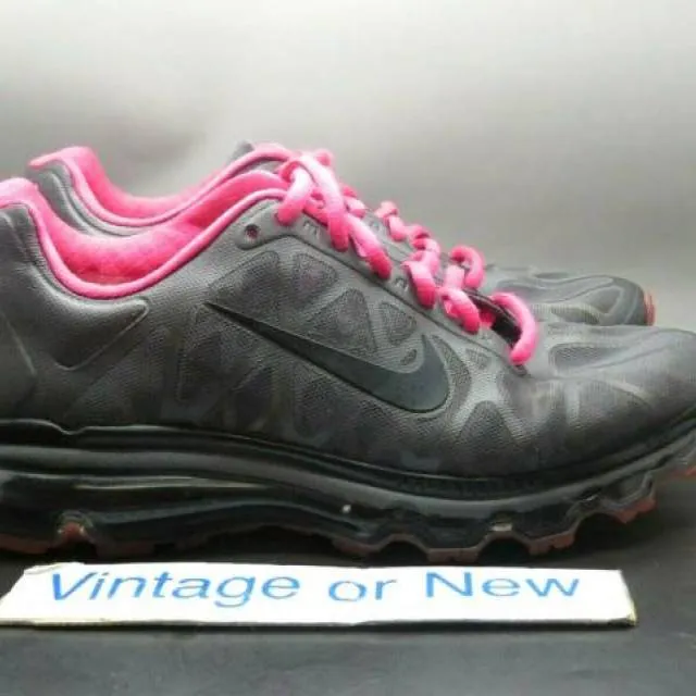 Women's Nike Air Max 2011 Grey Pink Anthracite Running 4...