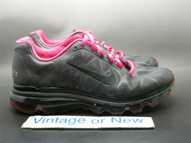 Women's Nike Air Max 2011 Grey Pink Anthracite Running 4...