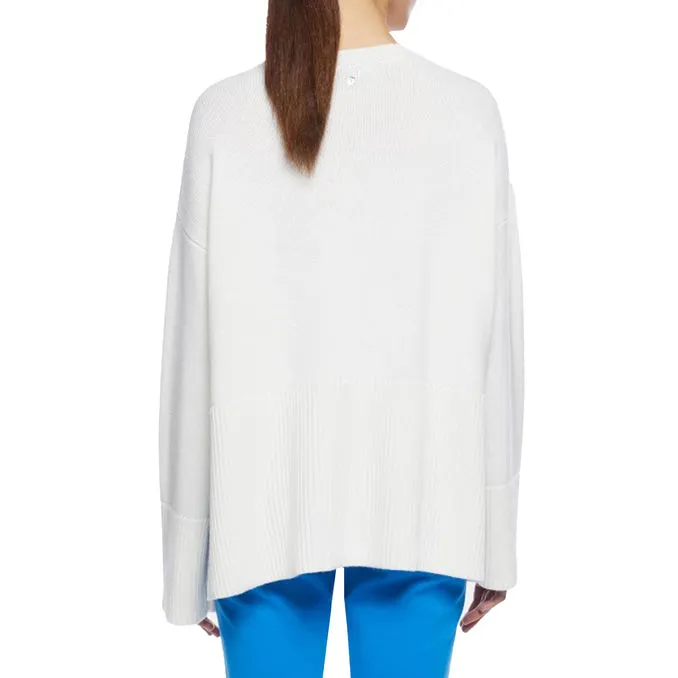 WOOL PULLOVER Woman Alabaster