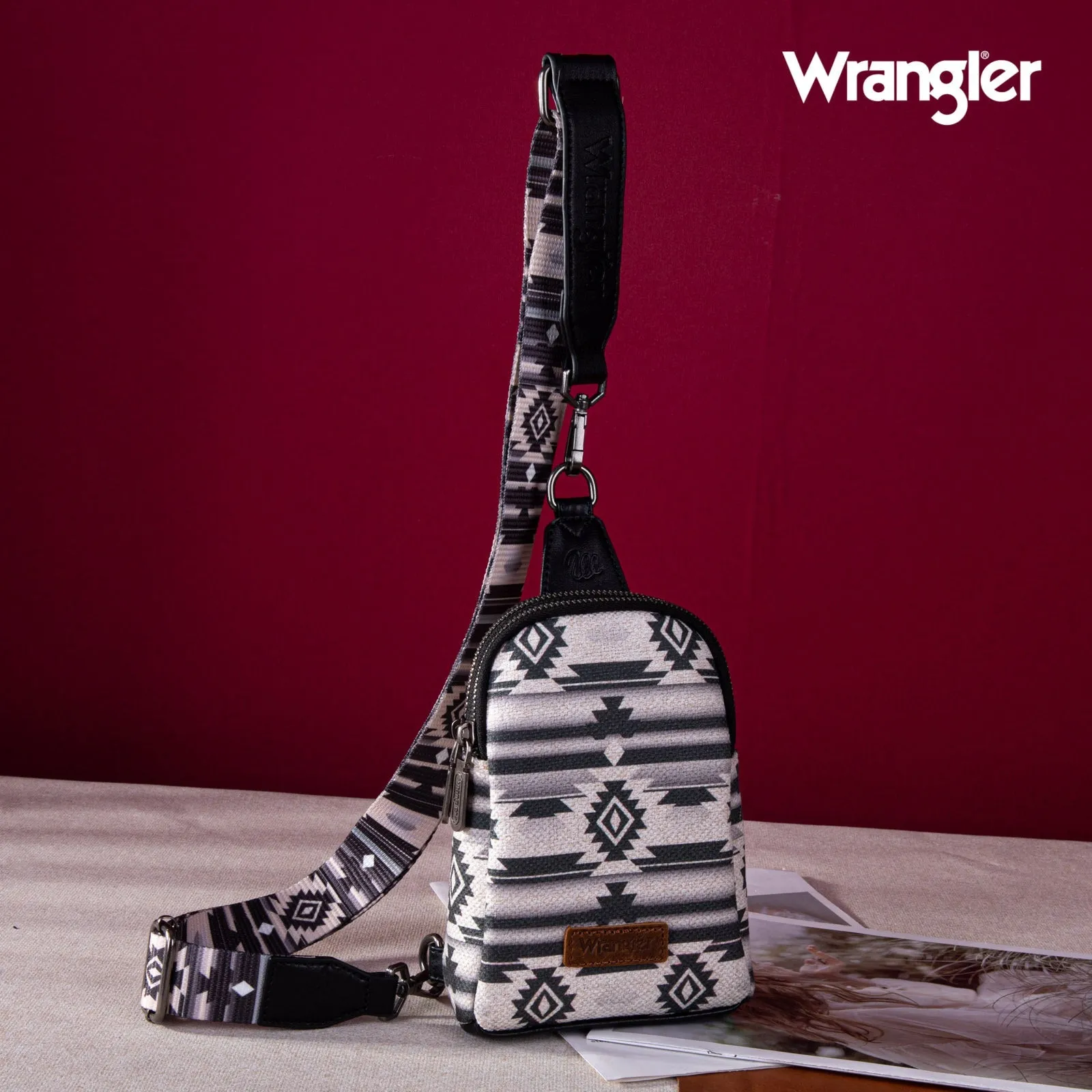 Wrangler Crossbody Sling Shades of Gray