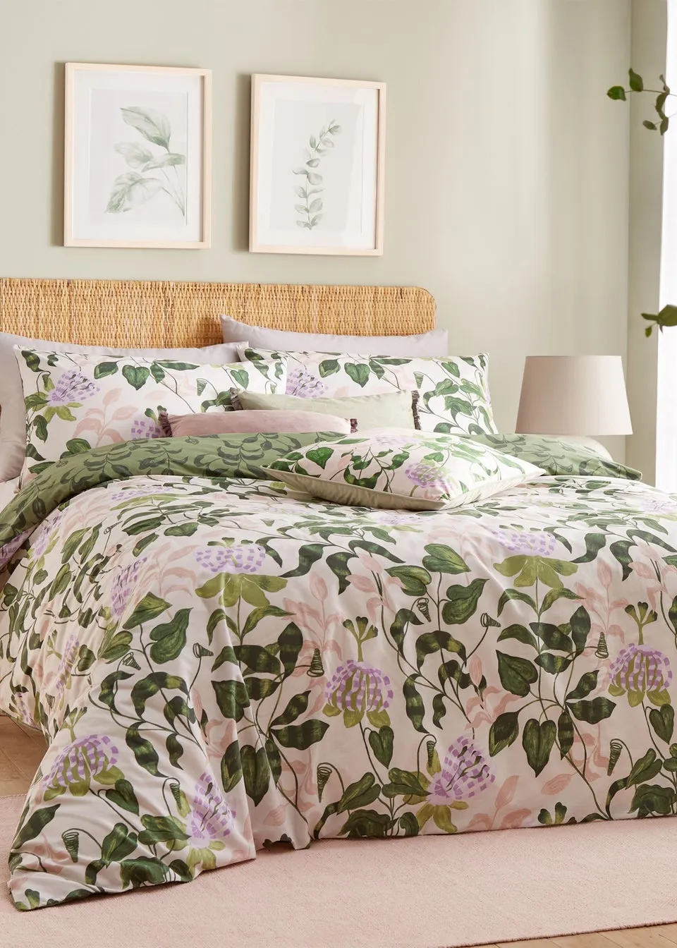 Wylder Nature Passiflora Botanical Duvet Cover Set