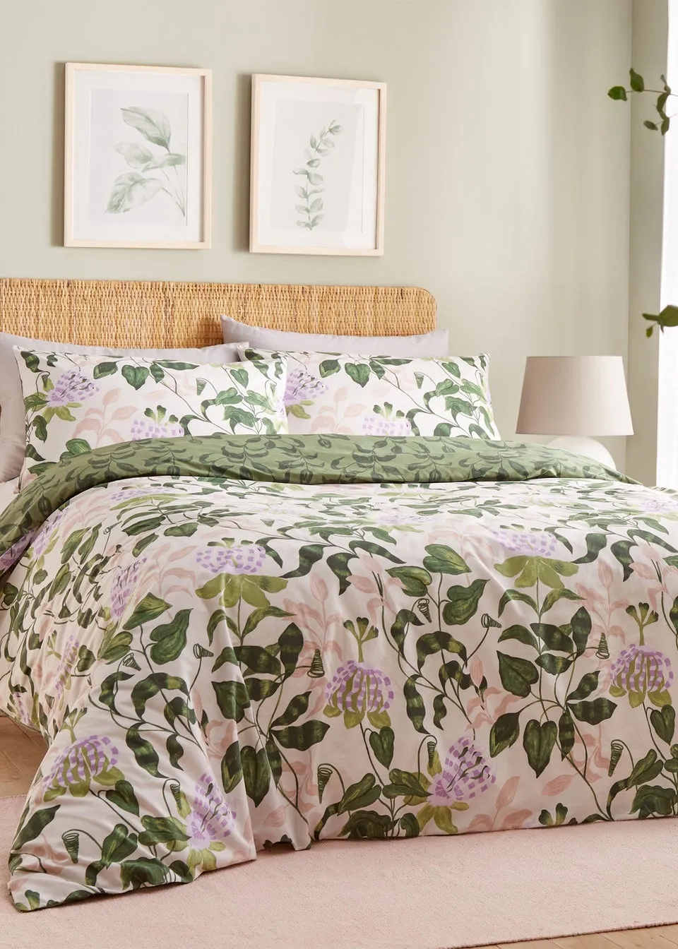 Wylder Nature Passiflora Botanical Duvet Cover Set